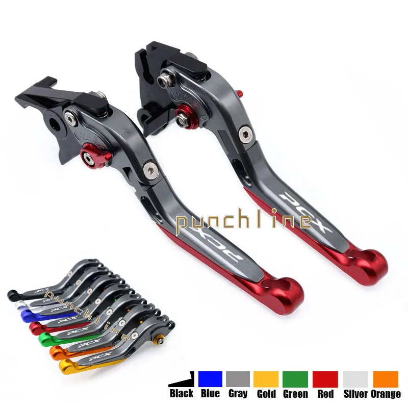 

LOGO PCX For HONDA PCX 125 PCX125 PCX150 PCX150 Motorcycle Accessories Folding Extendable Brake Clutch Levers 20 Colors