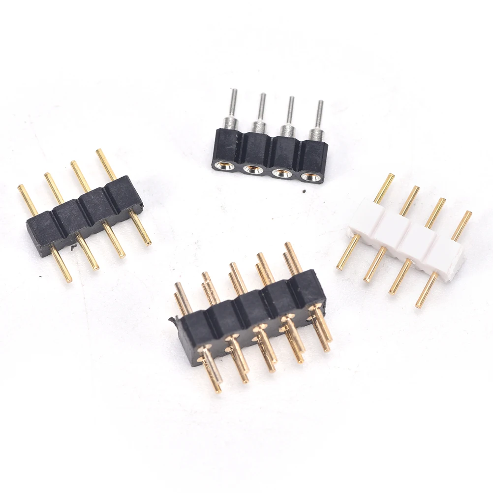 20 шт./лот Штекерный разъем адаптера для RGB 3528 5050 SMD светодиодная полоса света 4 pin