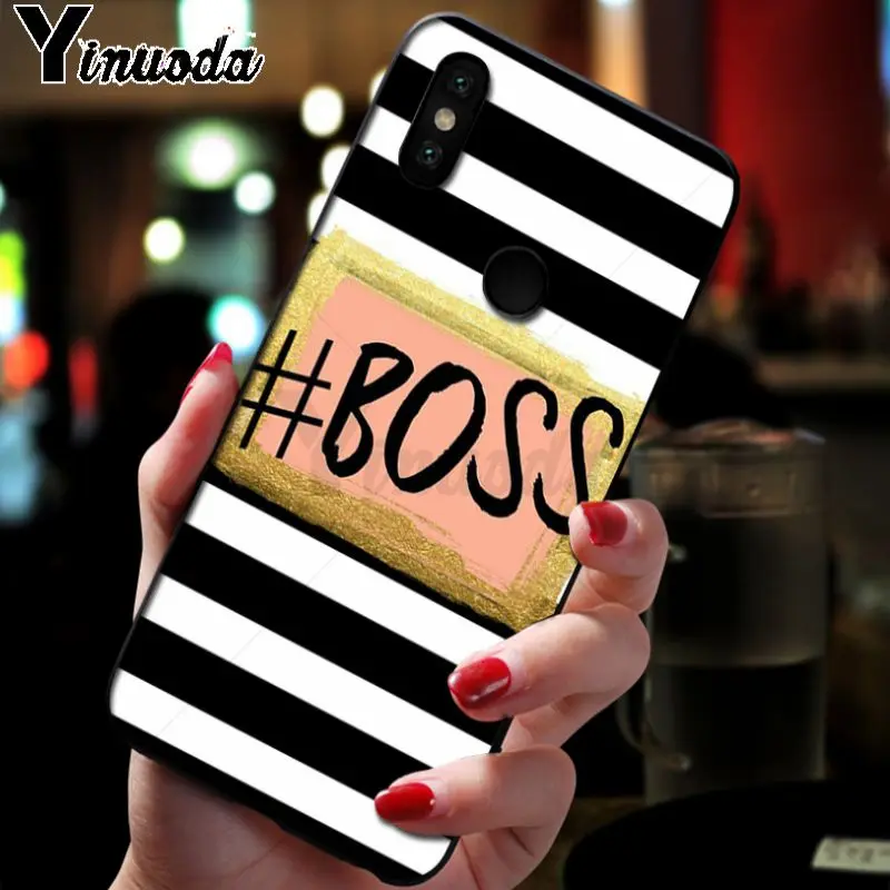 Аксессуары для телефона Yinuoda Boss Girl Lady чехол xiaomi redmi 7 5plus 6pro 6a 4x go note5 note7 note6pro mi8se 9se