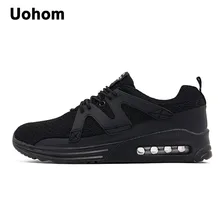 

Uohom 2018 NEW Spring Breathable Mesh Men Shoes Casual Summer Flats Fashion Luxury Brand Light Big Plus Size Footwear Shoes