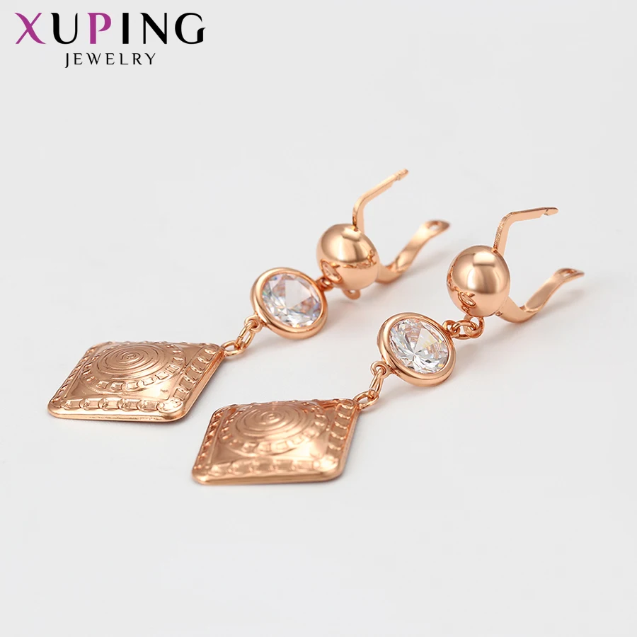 Xuping Luxury Long Earrings Elegant Simple Little Fresh Jewelry for Women Girls Romantic Must-have Charms Gift S197.2-97913