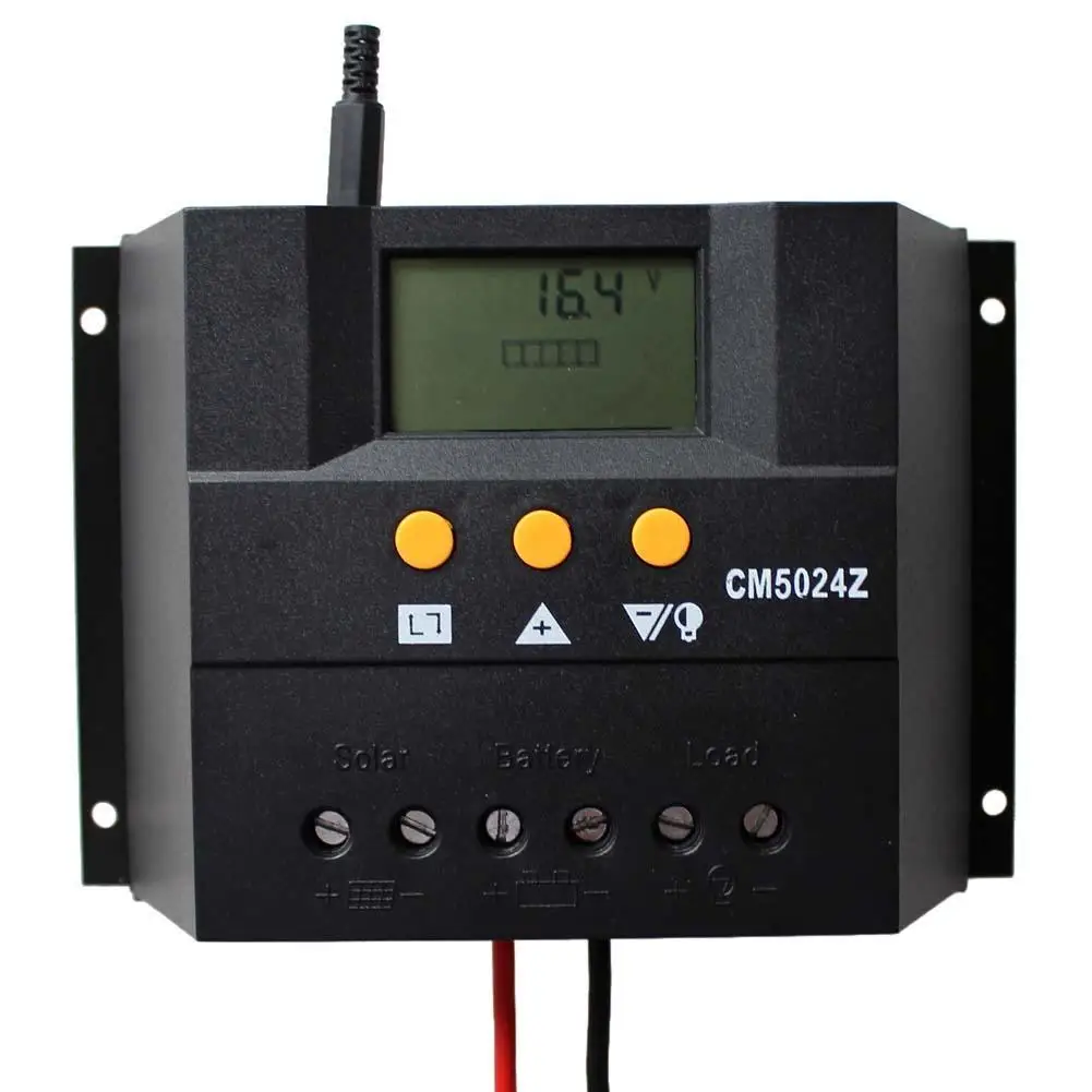 

SUN YOBA 50A Solar Regulator Charge Controller 12V 24V Auto 1200W Solar Panel CM5024Z APJ