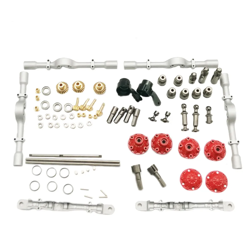 

RC Car Part Metal Front & Middle Rear Bridge Assembly KIT DIY for WPL B14 B36 Q60 Q61 RC Car High Quality Easy To Install