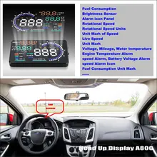 Car Information Projector Screen For Ford Focus Sedan Hatchback 2012 2014 Driving Refkecting Windshield HUD Head