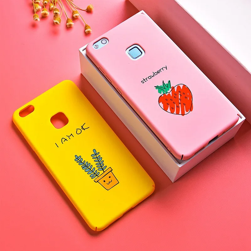 Tomkas Fashion Patterned Case Huawei P10 Lite Case Cute Animal Cartoon PC Back Cover For Huawei P9 Lite P10 Lite Case Painted (5)