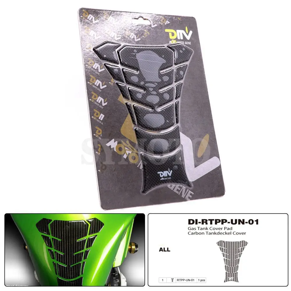 

Motorcycle carbon fibre Fuel Tank Pad Protector Sticker Cover Decal For Ninja 250R 300 VERSYS 650 ER-6N ER-6F Z1000SX ER-4F H2R