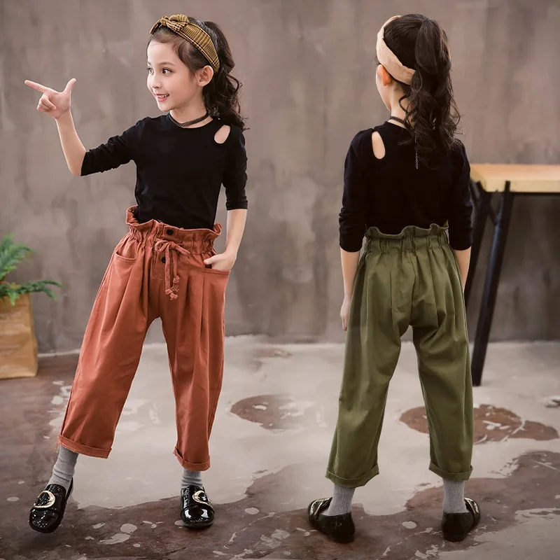 

Girl Toddler Clothing Set Autumn Kids Clothes Boutique Long Sleeve Tshirt + Pant 2pcs Children Clothing Thanksgiving Outfits 12