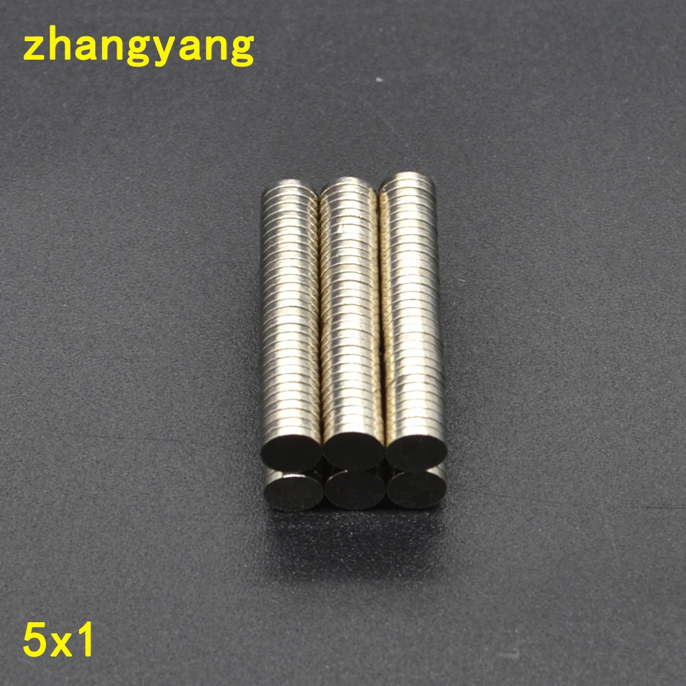 100pcs 5*1 Strong 5mm x 1mm N50 Neodymium Rare Earth