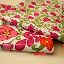 2шт 50*150 см ручная работа хлопковая ткань для шитья, цветочный модный дизайн, для лоскутного шитья, подушки, постельные принадлежности, текстиль и рукоделие