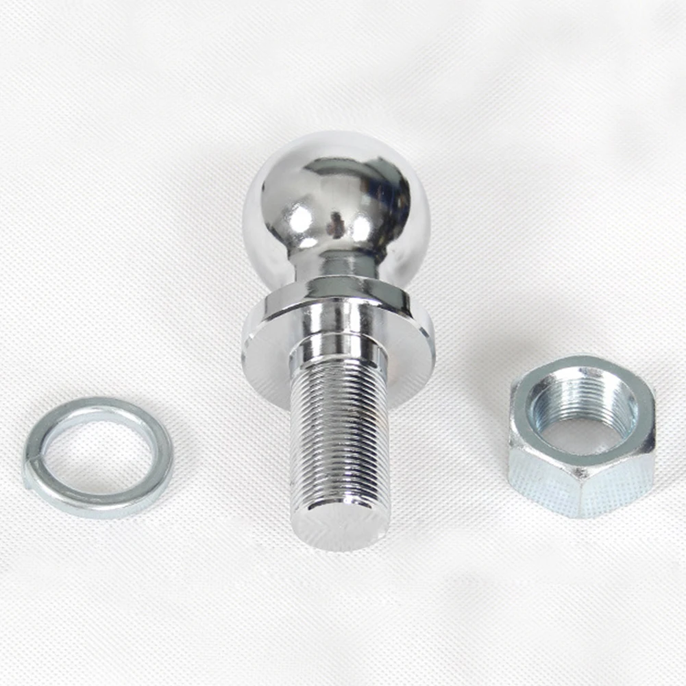 

50mm Connector High Strength Mini Trailer Parts Durable Hitch Pin Bumper Rear Coupling Attachment Tow Ball Replacement Universal
