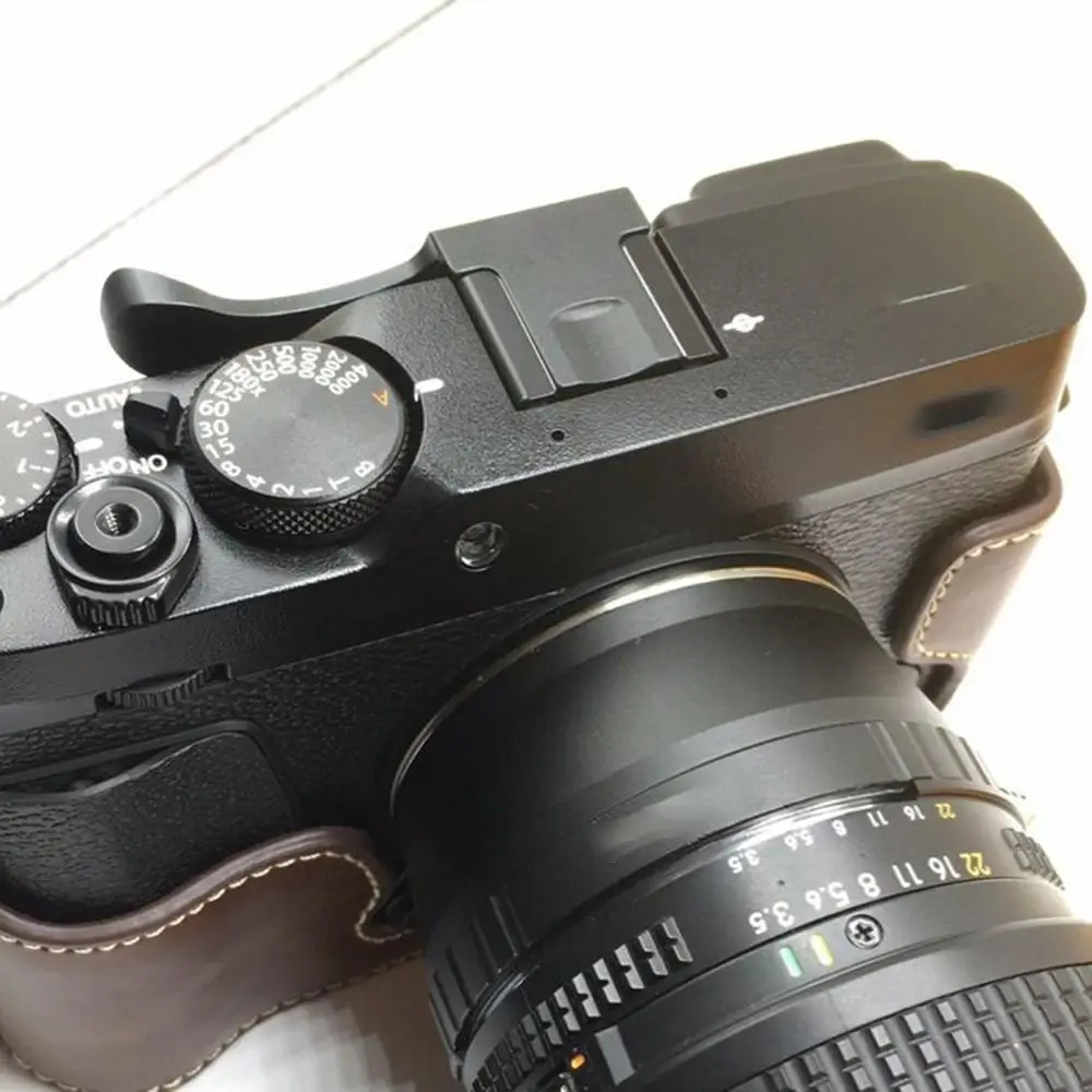 Для цифровой фотокамеры Fuji X-E1 X-E2 X-E2S Камера металлический рычаг для пальца пространство Алюминий металический текстура, удобная рукоятка