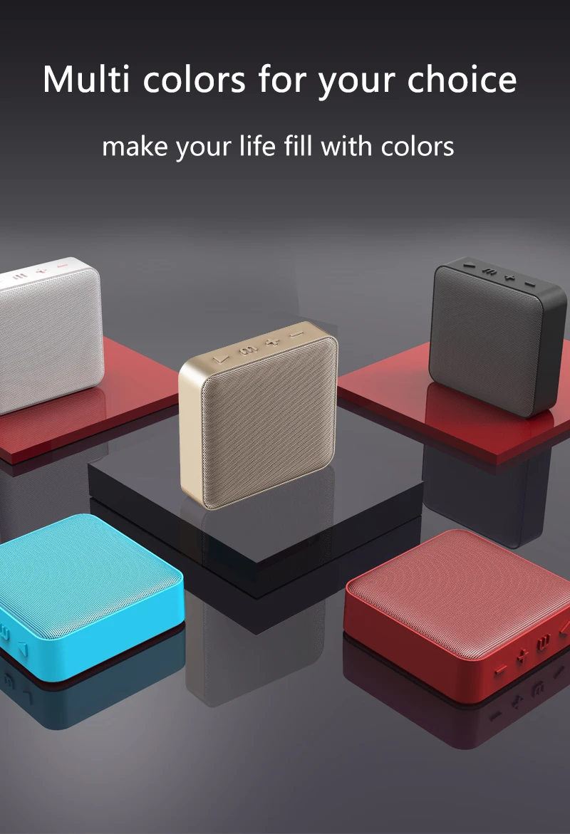 Новый TWS Bluetooth динамик мини портативный беспроводной стерео громкий мощность 5 Вт