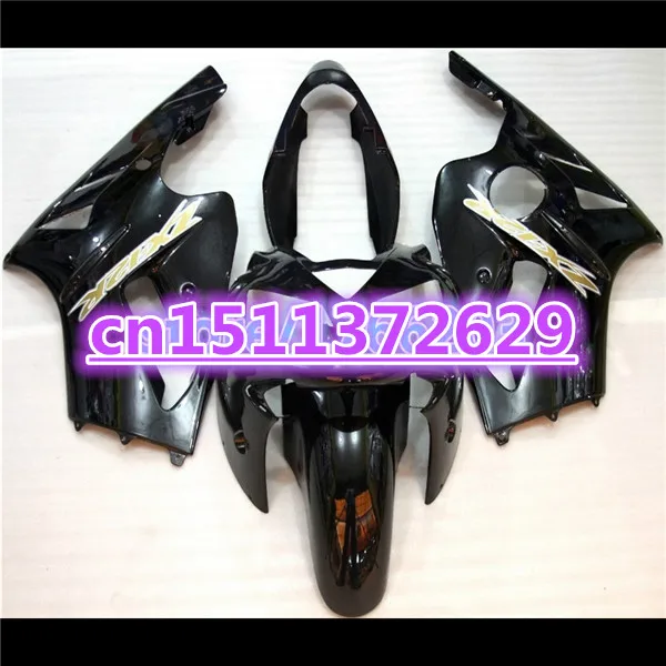 

Bo ZX-12R 02 03 04 05 06 For KAWASAKI ZX12R 2002 2003 2004 NINJA ZX-12R 02-06 all black Fairing set ZX12R 02-04 body work