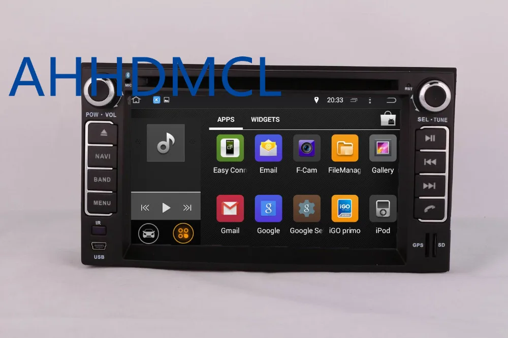 Excellent Car Multimedia Player Stereo Radio Audio DVD Android 9.0 GPS Navigation 2G RAM For Kia Universal 2
