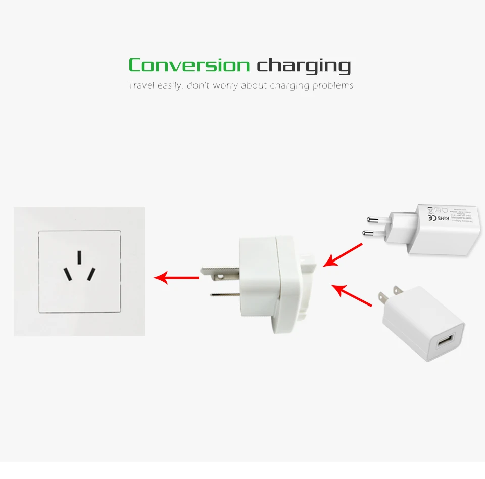 1PC Electric Plug power Socket Adapter Australia Travel Adaptor EU US TO AU socket AC Power Charger Converter 10A 250V (3)
