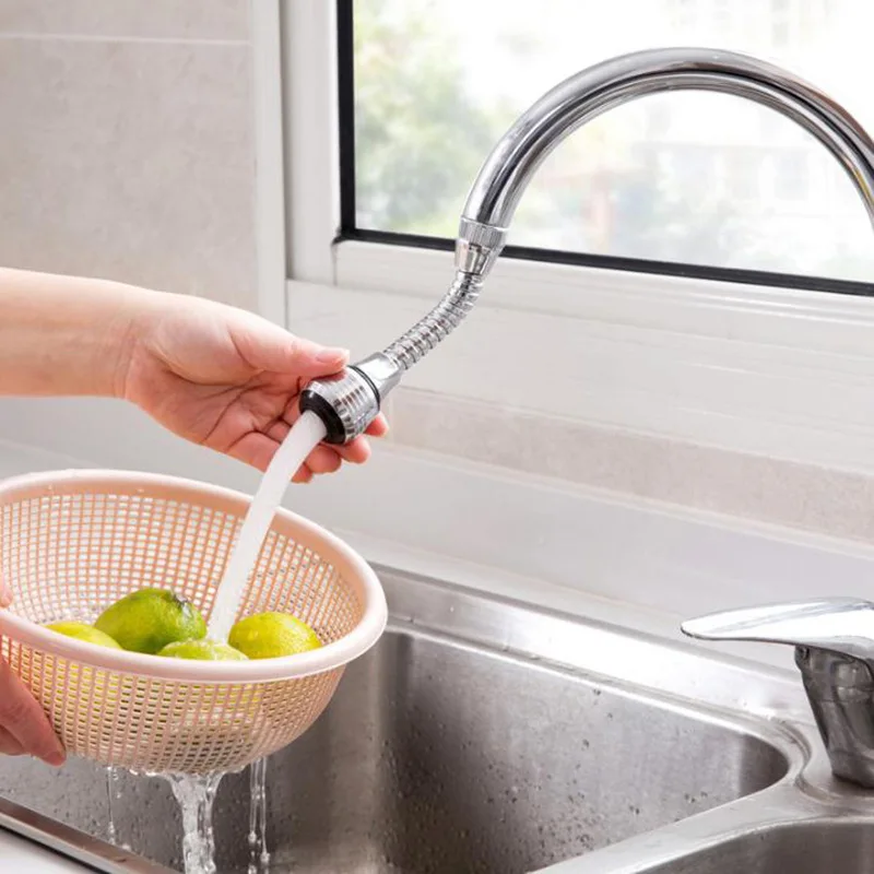 

1Pc Rotatable Bathroom Kitchen Accessories Water Saver 2 Modes Water Tap Filter Faucet Extender Extenders Booster Kitchen Gadget