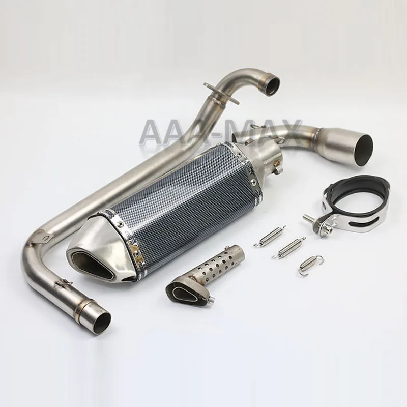 

MSX125 Motorcycle Modified Exhaust Muffler With Movable DB Killer Connect Mid Link Pipe FOR HONDA MSX 125 TX041