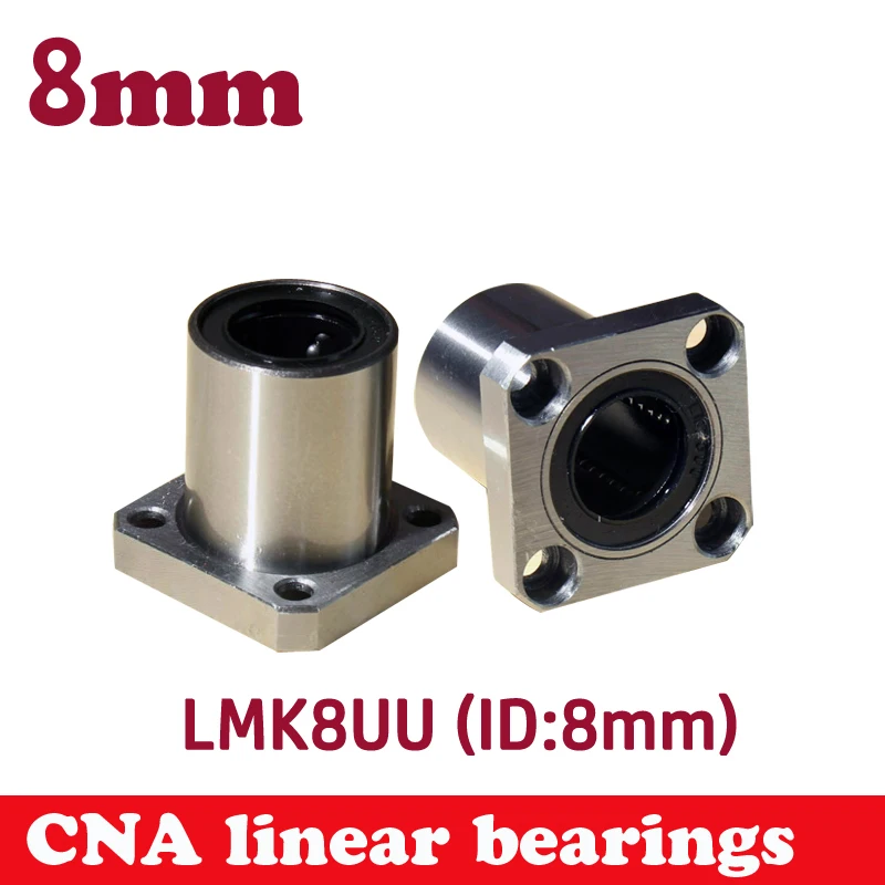 

Hot sale 1pc LMK8UU 8mm flange linear bearing CNC Flange Linear Bush