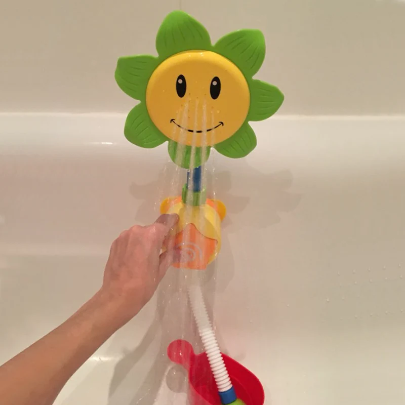 Baby Bath Toys Children Sunflower Spray Water S