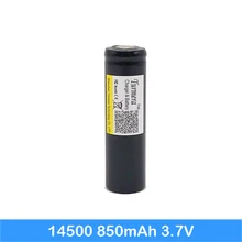 

charger 14500 battery for 14500 flashlight 850mah 14500 3.7V rechargeable for charger 14500 flishlight lithium battery may10