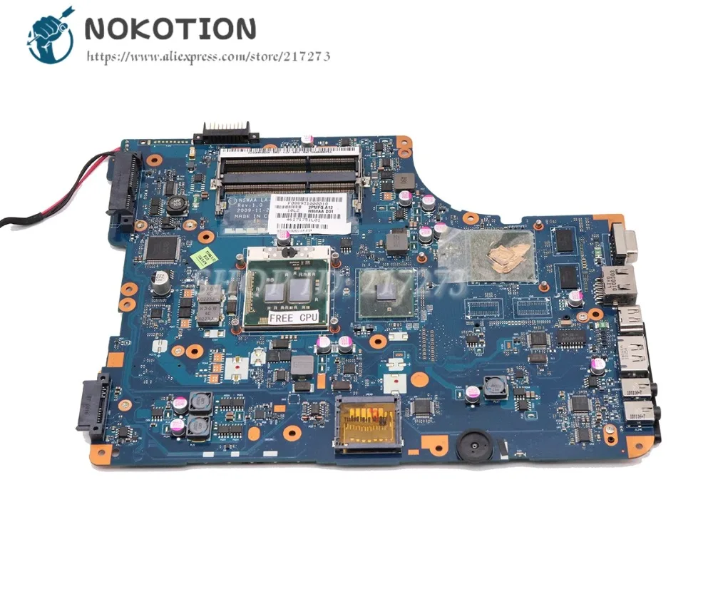 NOKOTION لتوشيبا L500 L505 اللوحة المحمول HM55 DDR3 HD4500 شحن cpu K000092520 NSWAA LA-5322P