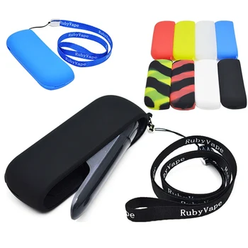 

Silicone Case Protective Cover Shield Wrap Sleeve Skin With Lanyard Slin E Cigarette Protective Cover For IQOS 3.0