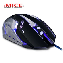 USB Gaming Mouse With Macro Custom Setting For Playing E-sports Game ,4000DPI 6D Metal Mice With DIY hot-Keys ,Breathing Light