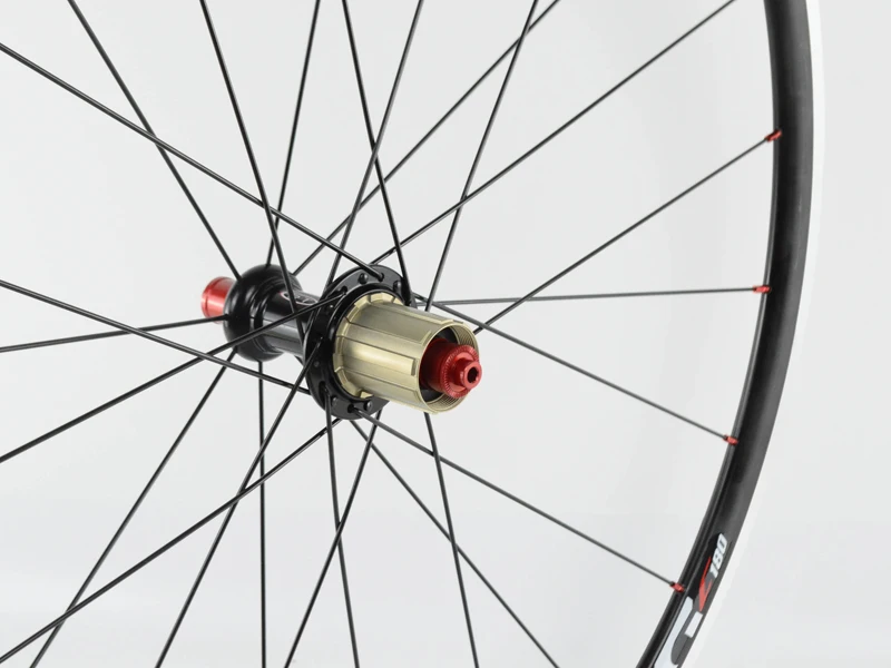 Perfect RT 700C Road Bike Wheel Double Layer Aluminum Alloy Rim 100/130mm Bicycle Wheel 20/24 Hole 5 Pcs Bearing Bike Wheels Ultra Light 7