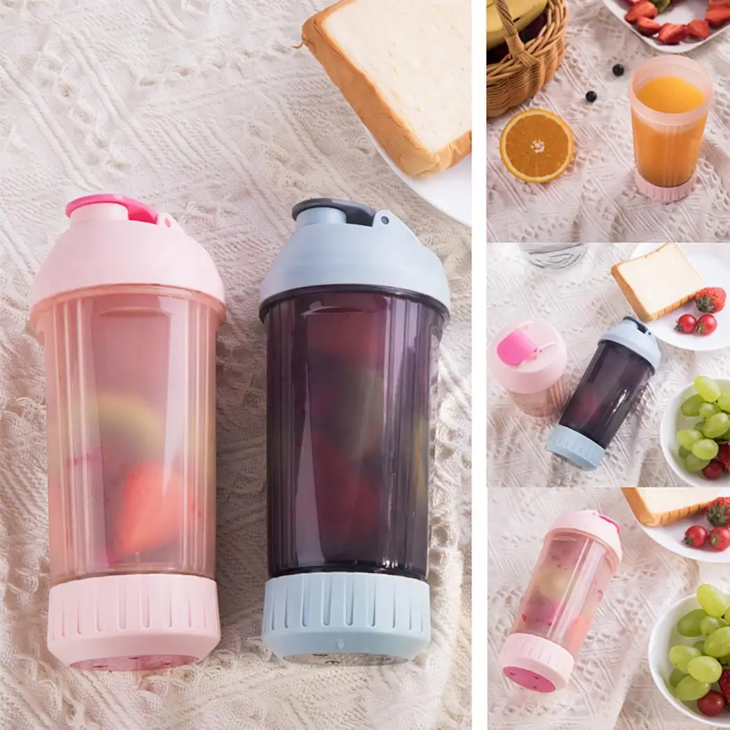

Manual Pressing Juicer Mini Portable Juice Home, Outdoor, Casual 380ml Blender Fruit Appliances Juicer Bottle