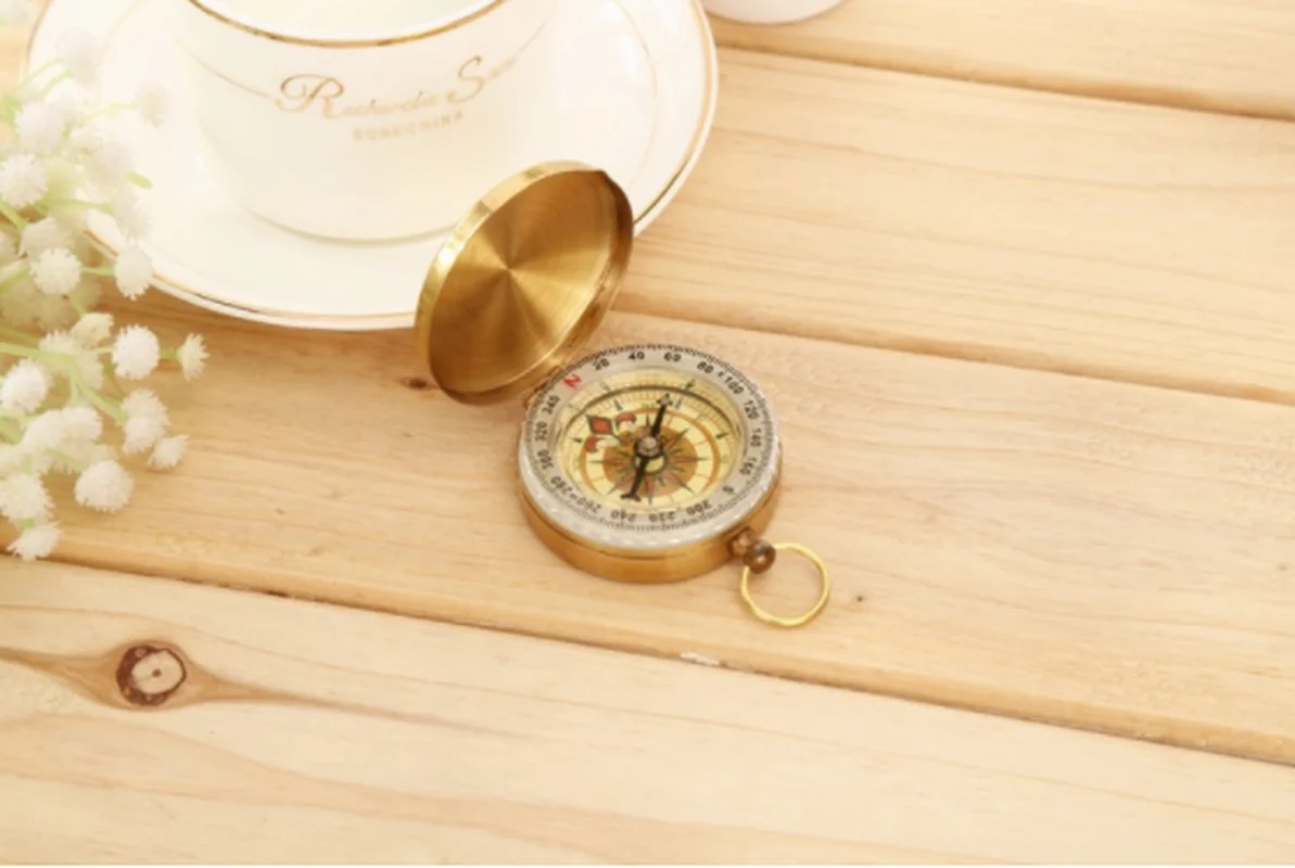 Портативные карманные часы для кемпинга компас охотничий карманные часы Ретро Флип компас