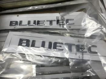 

Chrome Letters BLUETEC Rear Trunk Lid Lip Badges Emblems Emblem Badge Sticker for Mercedes Benz AMG