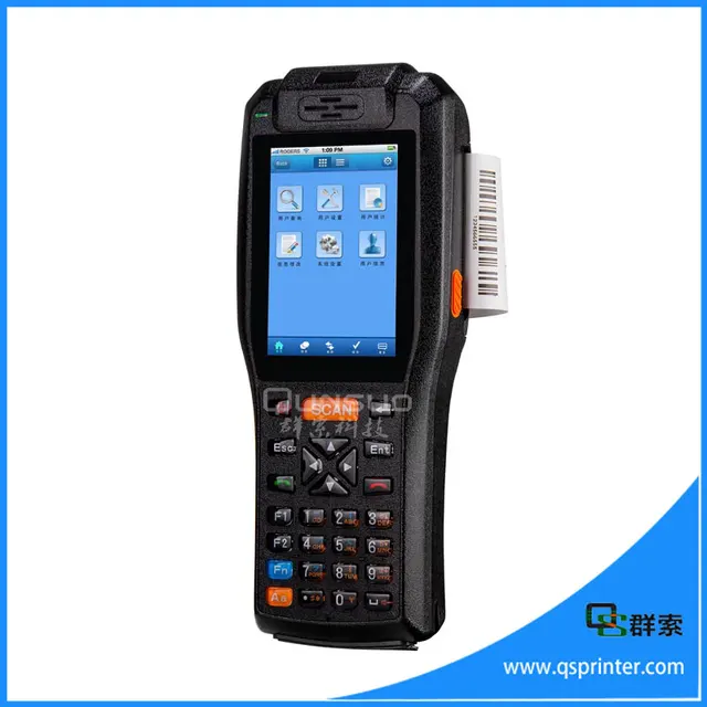 Wireless bluetooth mobile data terminal 1d barcode scanner