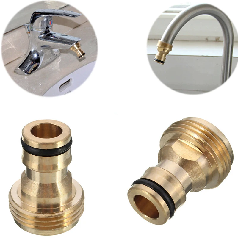 faucet quick Connector tap Watering Equipment solid Brass Adaptor Garden Hose Pipe original practical part faucet quick Connector tap Watering Equipment solid Brass Adaptor Garden Hose Pipe original practical part