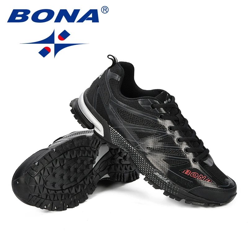 BONA New Fashion Outdoor Men Casual Shoes Trendy Comfortable Mens Sneakers Breathable Lightweight Man Walking Trainers