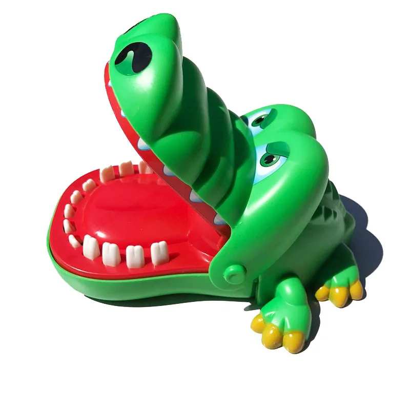 

1Pcs Tricky Funny Popular Large Bite Crocodile Toy Parent-child Interaction Shark Tooth Extraction Game Practical Jokes Toys