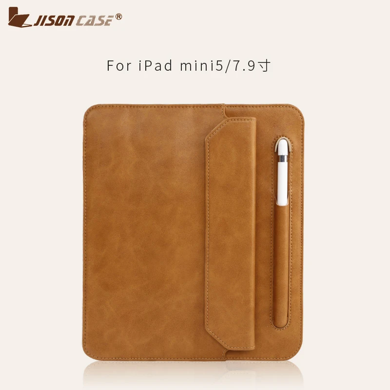 Jisoncase для ipad mini чехол из микрофибры планшет для ipad mini 5 7,9 складной Фолио пенал слот Защитная крышка принципиально