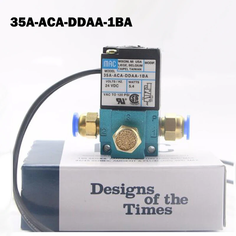 

1/8" DC24V 5.4W Mac 35A Type High Frequency Solenoid Valve 35A-ACA-DDAA-1BA for Dispenser Marking Dispensing Machine