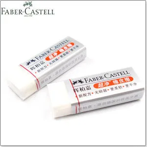 Faber Castell карандаш ластик белый мягкий резиновый 5 шт./лот 12*22*62 мм супер чистый Schoole и офисные принадлежности 18 71 51