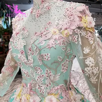 Preise AIJINGYU Satin Hochzeit Kleid Engagement Brautkleider Braut Mit Ärmeln Romantische Liebe Tüll Sexy Illusion Kleid Hochzeit Spitze Top