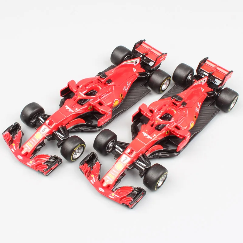 Детские 1:43 весы BBurago Racer RB14 SF71H SF70H Kimi Raikkonen Себастиан Vettel литье под давлением № 3 модели автомобилей, игрушки