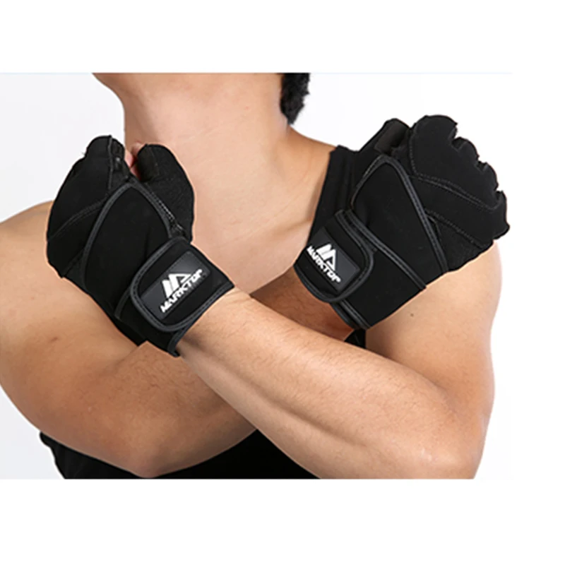 Marktop Sports Wrist Support Gloves Half Finger Anti Slip Gel Pad Breathable Motorcycle Warm Sports Safety M5053 Marktop Sports Wrist Support Gloves Half Finger Anti Slip Gel Pad Breathable Motorcycle Warm Sports Safety M5053