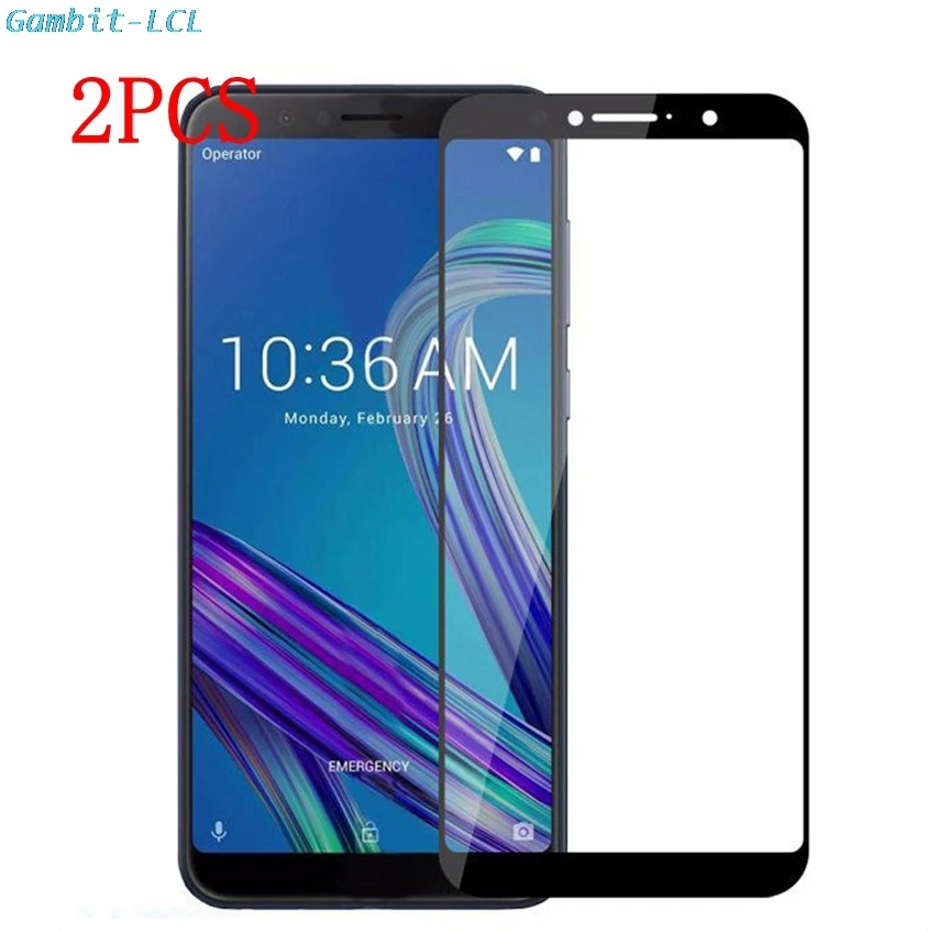 2 шт. полное покрытие из закаленного стекла для Asus ZenFone Max Pro M1 ZB602KL/ZB601KL X00TD Защитная пленка для экрана