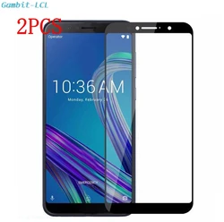 На Алиэкспресс купить стекло для смартфона 2pcs full cover tempered glass for asus zenfone max pro m1 zb602kl / zb601kl x00td screen protector glass protective film