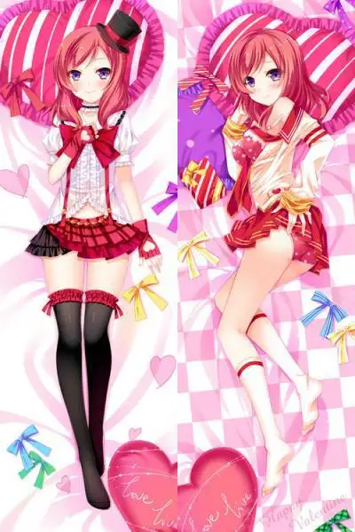 

New Japanese Anime Love live School idol project Nishikino Maki Otaku Pillow Cover Cases Hugging Body Dakimakura Lovelive