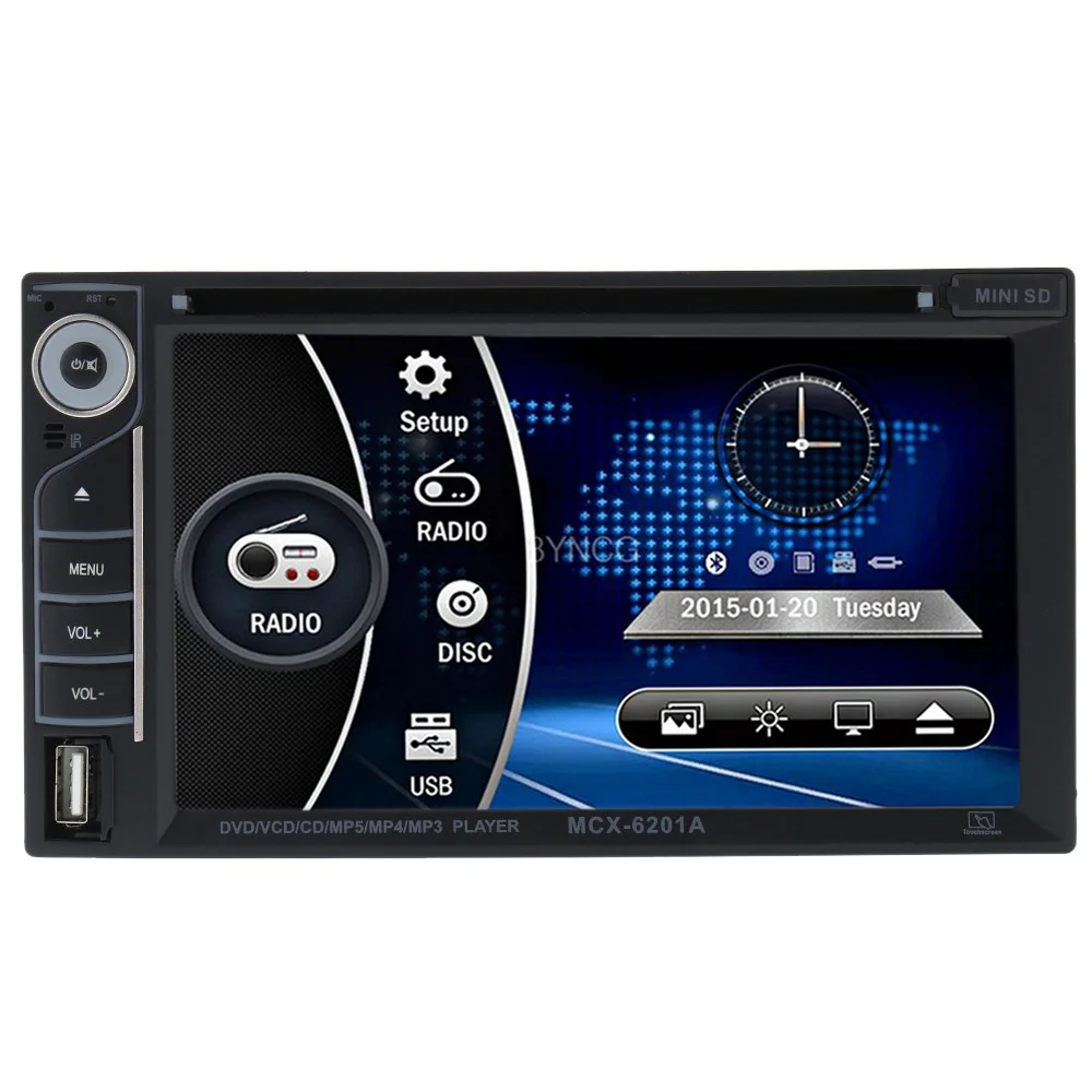 

2 din Car dvd Player MP5/MP4 USB/SD Handsfree Bluetooth FM/AM Radio Car Audio For BMW/Mazda/Opel/VW/Honda/Skoda/Golf