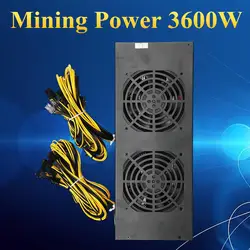 3600 W 20Pin Miner добыча Питание Ферма для майнинга машина с четыре вентилятора для A6 A7 s5 s7 B3 E9 L3 + R4 Шахтер Компьютерные блоки питания