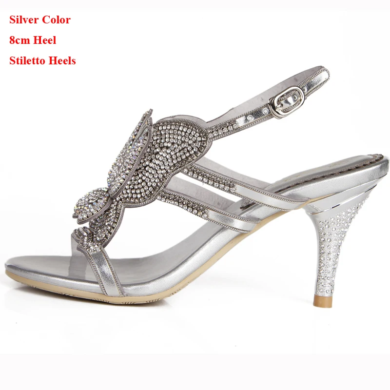 112 stiletto silver
