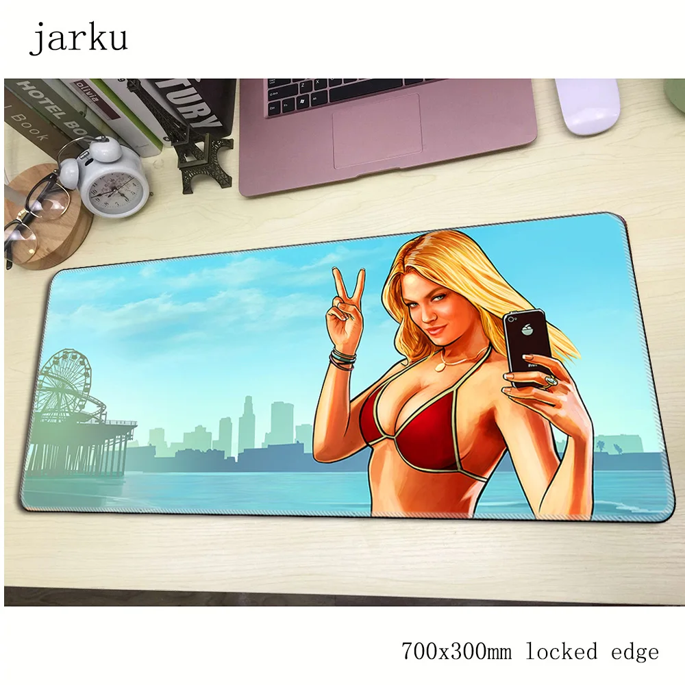 gta v mousepad gamer 700x300X3MM gaming mouse pad large Beautiful notebook pc accessories laptop padmouse ergonomic mat