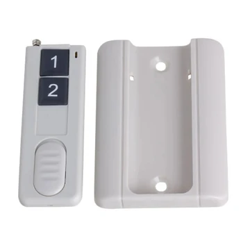 

433MHz 2CH 2Key Wireless Learning Code Remote Controllor w/ Base