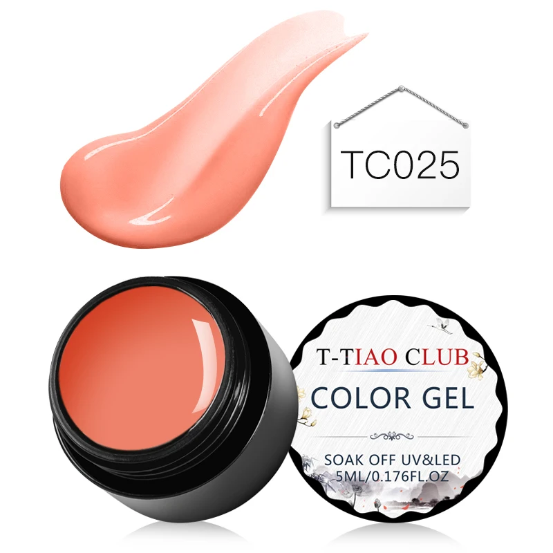 T-TIAO CLUB, чистый цвет, Гель-лак для ногтей, замачиваемый, для маникюра, УФ-Гель-лак, Базовое покрытие, лак для нейл-арта, украшения для маникюра - Цвет: S00967